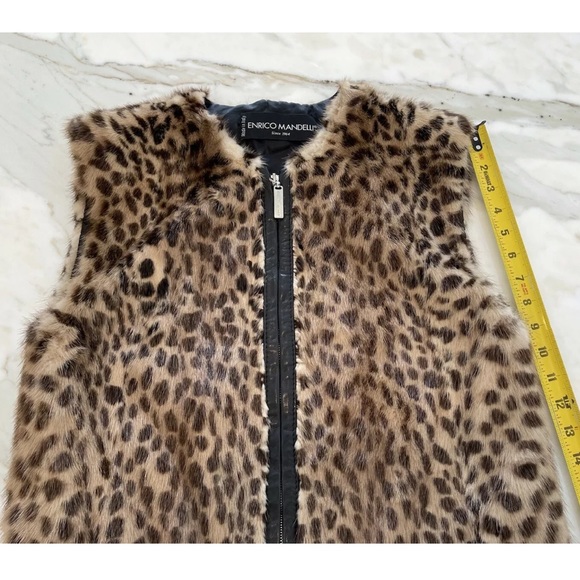 VINTAGE ENRICO MANDELLI MINK FUR VEST SIZE US 6 NWOTS! - Picture 13 of 17